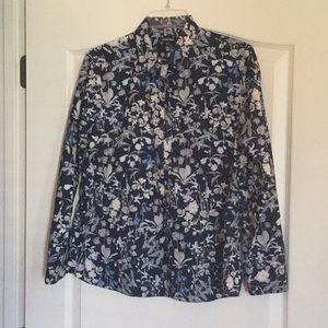 Navy blouse
